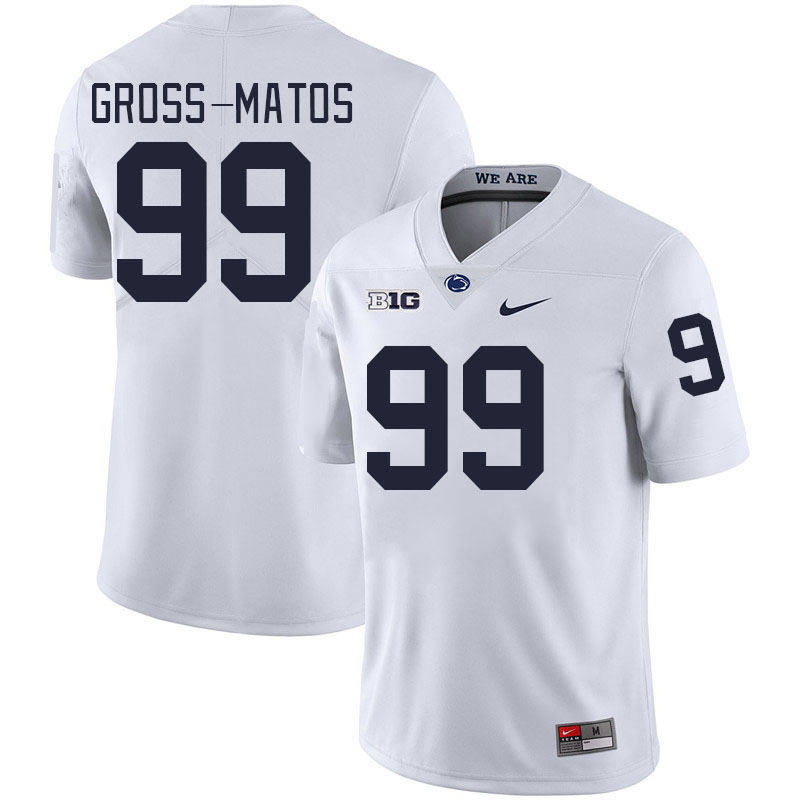 Penn State Nittany Lions #99 Yetur Gross-Matos College Football Jerseys Stitched Sale-White